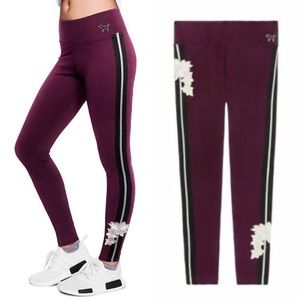 Victoria Secret/Pink flower Embroidered Legging